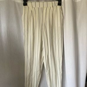 Bershka Ankle length striped pant